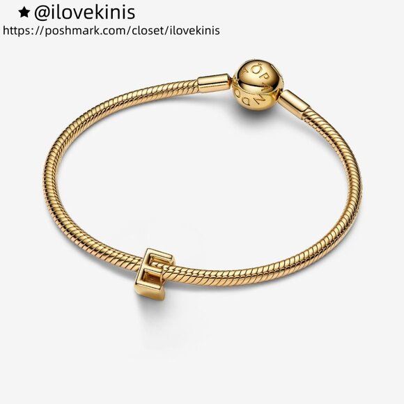 Pandora Letter E Alphabet Charm - Picture 3 of 4